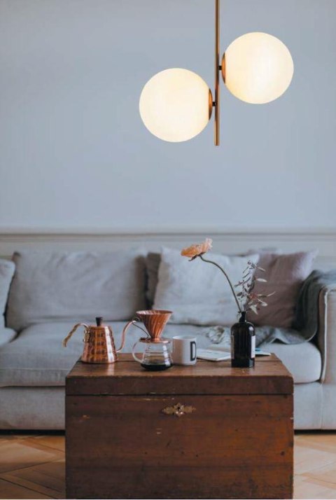 Lampa wisząca VENUS-2 przydymiona 44 cm Step into Design