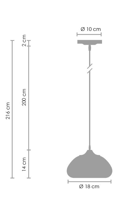Lampa wisząca VICTORY GLOW S srebrna17 cm Step into Design Lampa wisząca VICTORY GLOW S srebrna17 cm Step into Design