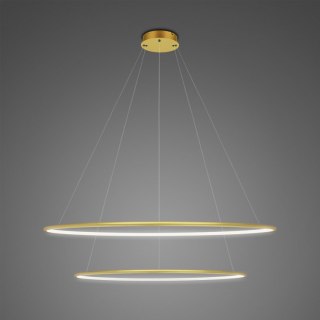 Lampa Ledowe Okręgi No.2 80cm 4k złota ściemnialna