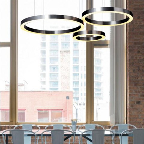 Lampa wisząca CIRCLE 100 LED mosiądz 100 cm Step into Design