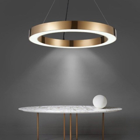 Lampa wisząca CIRCLE 80 LED mosiądz 80 cm Step into Design