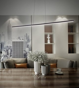 Lampa wisząca LINEA No.1 100cm 4k 16W czarna