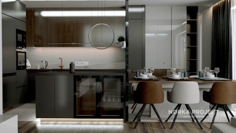Lampa wisząca LINEA No.2 40 cm czarna 3k 30W Lampa wisząca LINEA No.2 40 cm czarna 3k 30W