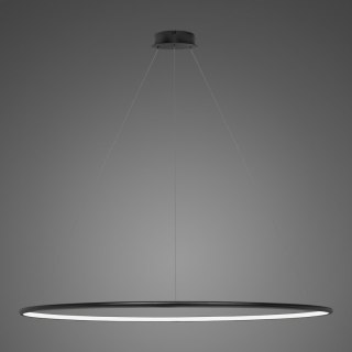 Lampa wisząca Ledowe Okręgi No.1 150cm 4k czarna ściemnialna