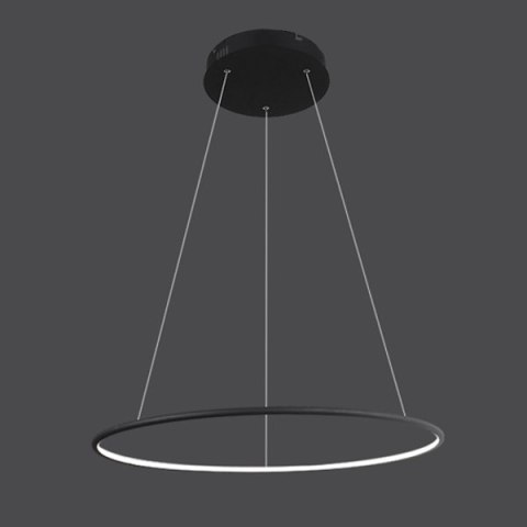Lampa wisząca Ledowe Okręgi No.1 60cm 4k 32W czarna Lampa wisząca Ledowe Okręgi No.1 60cm 4k 32W czarna