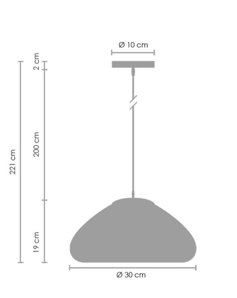 Lampa wisząca VICTORY GLOW M miedziana 30 cm Step into Design Lampa wisząca VICTORY GLOW M miedziana 30 cm Step into Design