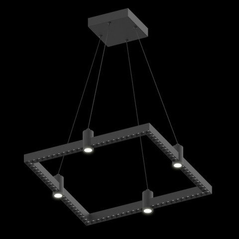 Ledowa lampa wisząca Diamante No.1 P1 67cm czarna Ledowa lampa wisząca Diamante No.1 P1 67cm czarna