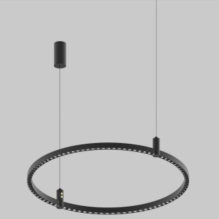 Ledowa lampa wisząca Diamante No.2 CO1 80 cm czarna