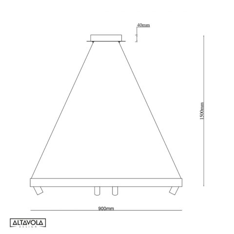 Ledowa lampa wisząca Spectra No.2 Altavola Design Ledowa lampa wisząca Spectra No.2 Altavola Design