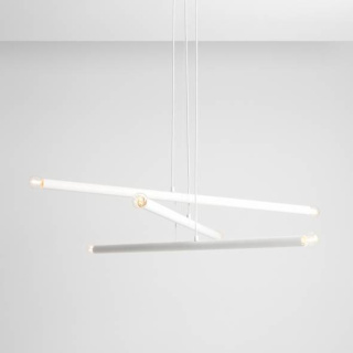 Minimalistyczna lampa sufitowa TUBO 6 WHITE