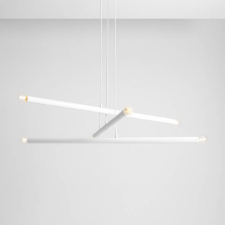Minimalistyczna lampa sufitowa TUBO 6 WHITE