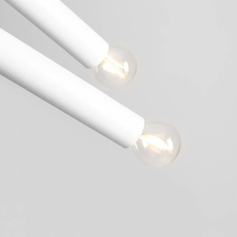 Minimalistyczna lampa wisząca TUBO 4 WHITE Minimalistyczna lampa wisząca TUBO 4 WHITE