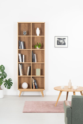 Biblioteczka w stylu skandynawskim