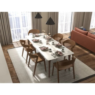 Krzesło NORDIC-1 z drewna dębowego