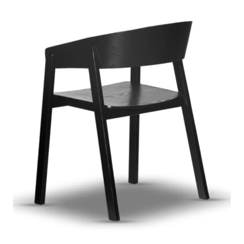 Drewniane krzesło NORDIC-2 czarne Drewniane krzesło NORDIC-2 czarne