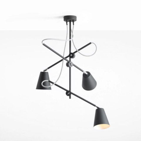 Lampa wisząca ARTE BLACK VERTICAL 3 Lampa wisząca ARTE BLACK VERTICAL 3