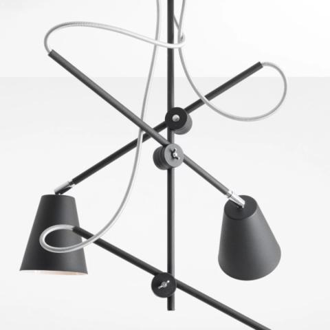 Lampa wisząca ARTE BLACK VERTICAL 3 Lampa wisząca ARTE BLACK VERTICAL 3