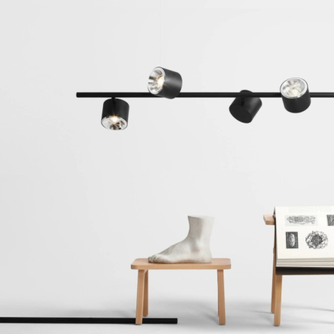 Lampa wisząca BOT 6 BLACK Lampa wisząca BOT 6 BLACK