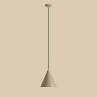 Lampa wisząca w kształcie stożka FORM BEIGE