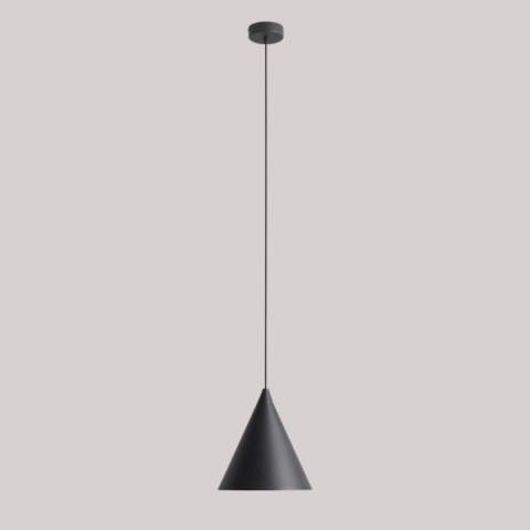 Lampa wisząca w kształcie stożka FORM BLACK Lampa wisząca w kształcie stożka FORM BLACK