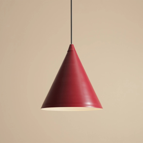 Lampa wisząca w kształcie stożka FORM RED WINE Lampa wisząca w kształcie stożka FORM RED WINE