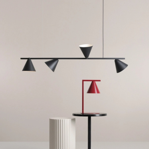 Nowoczesna, geometryczna lampa wisząca FORM 4 BLACK Nowoczesna, geometryczna lampa wisząca FORM 4 BLACK