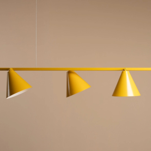Nowoczesna, geometryczna lampa wisząca FORM 4 MUSTARD Nowoczesna, geometryczna lampa wisząca FORM 4 MUSTARD
