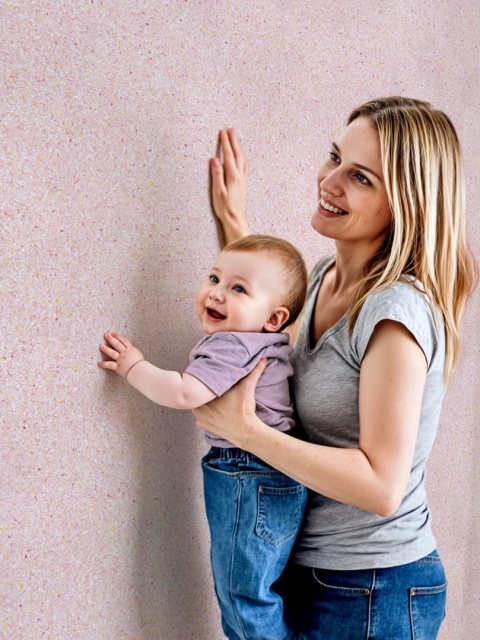 Belka B25 - Tapeta Jasnoróżowa, Nowoczesna Aranżacja Ścian 1kg