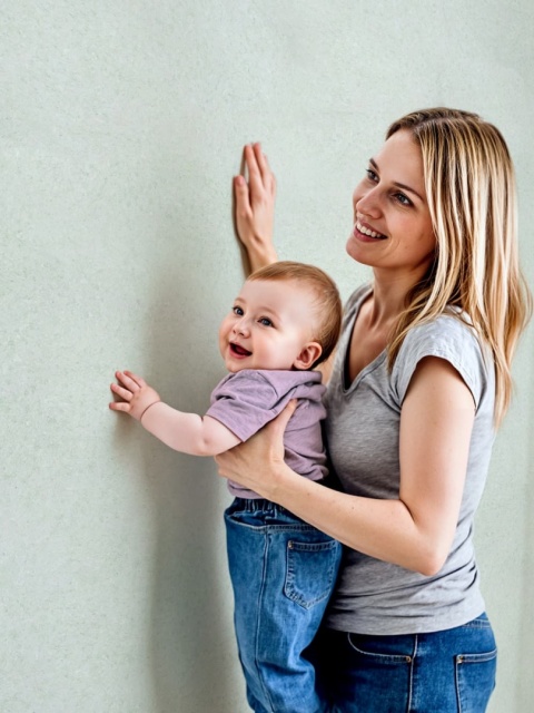 Belka B44 - Tapeta do sypialni zielona, Nowoczesna Aranżacja Ścian