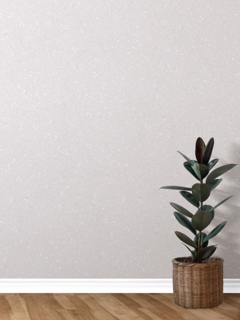 Belka B5 - Biała Tapeta z Brokatem, Nowoczesna Aranżacja Ścian