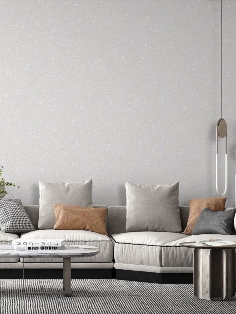 Belka B5 - Biała Tapeta z Brokatem, Nowoczesna Aranżacja Ścian