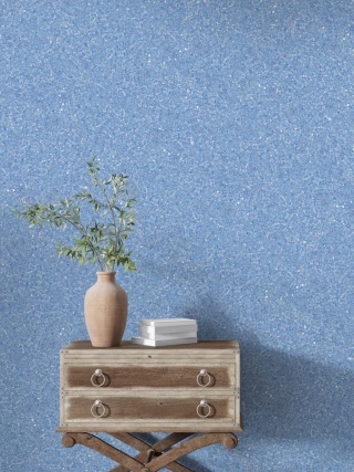 Belka B55 - Tapeta Jasnoniebieska z Brokatem, Nowoczesna Aranżacja Ścian, opak. 5kg