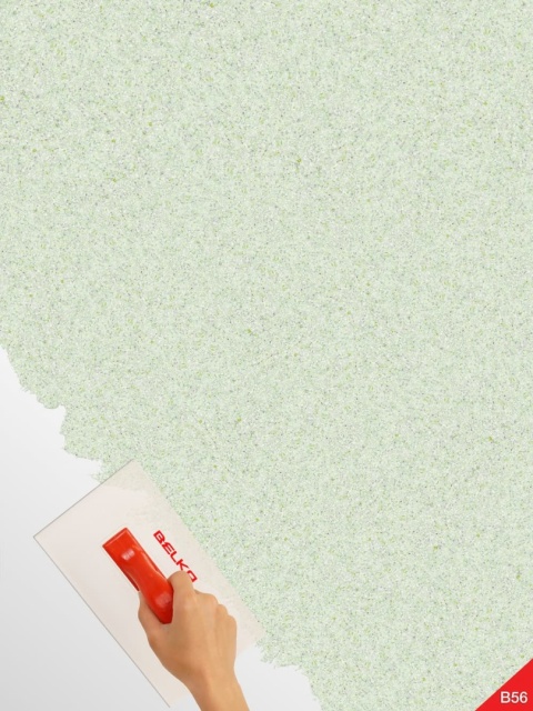 Belka B56 - Tapeta Szaro Zielona, Nowoczesna Aranżacja Ścian, opak. 5kg