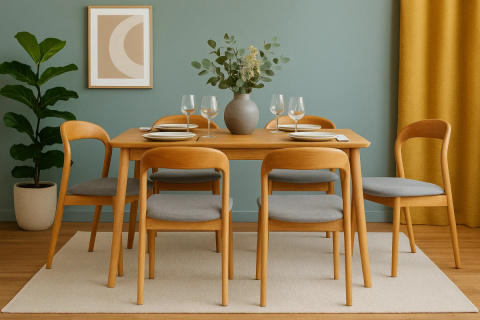 Tulla walnut wooden chair