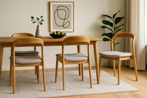 Tulla walnut wooden chair