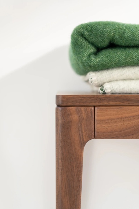 HYGG Dining Table with Bench –n Walnut Wood