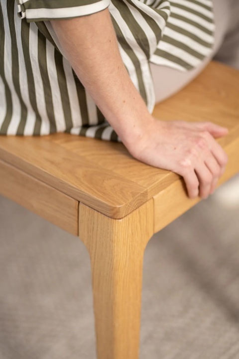 HYGG Dining Table with Bench in Oak Wood