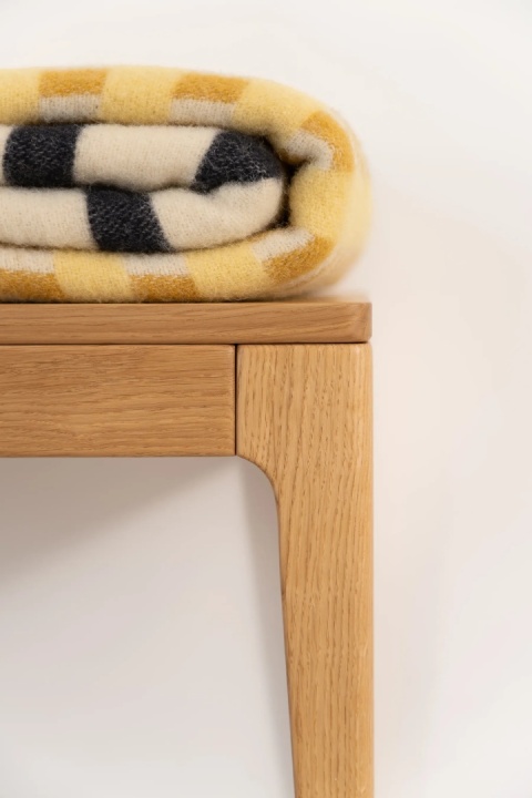 HYGG Dining Table with Bench in Oak Wood