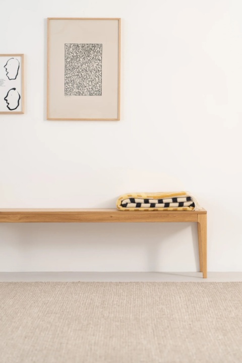 HYGG Dining Table with Bench in Oak Wood