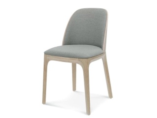 ARCH beech or oak wood armless chair