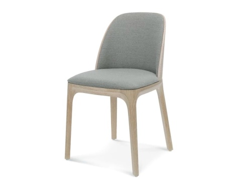 ARCH beech or oak wood armless chair