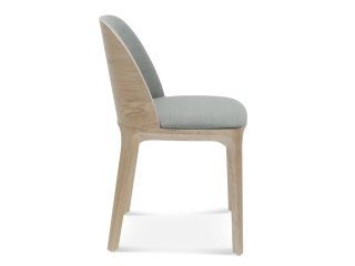 ARCH beech or oak wood armless chair