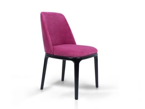 Krzesło LOFT drewniane tapicerowane