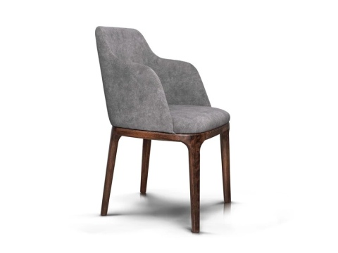 Krzesło LOFT drewniane tapicerowane