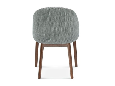 POP beech wood upholstered armless chair