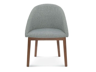 POP beech wood upholstered armless chair