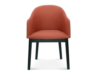 POP beech wood upholstered armchair