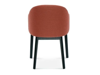 POP beech wood upholstered armchair