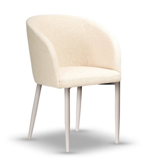 CARINE metal upholstered chair