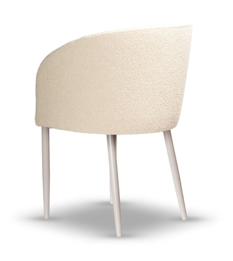 CARINE metal upholstered chair